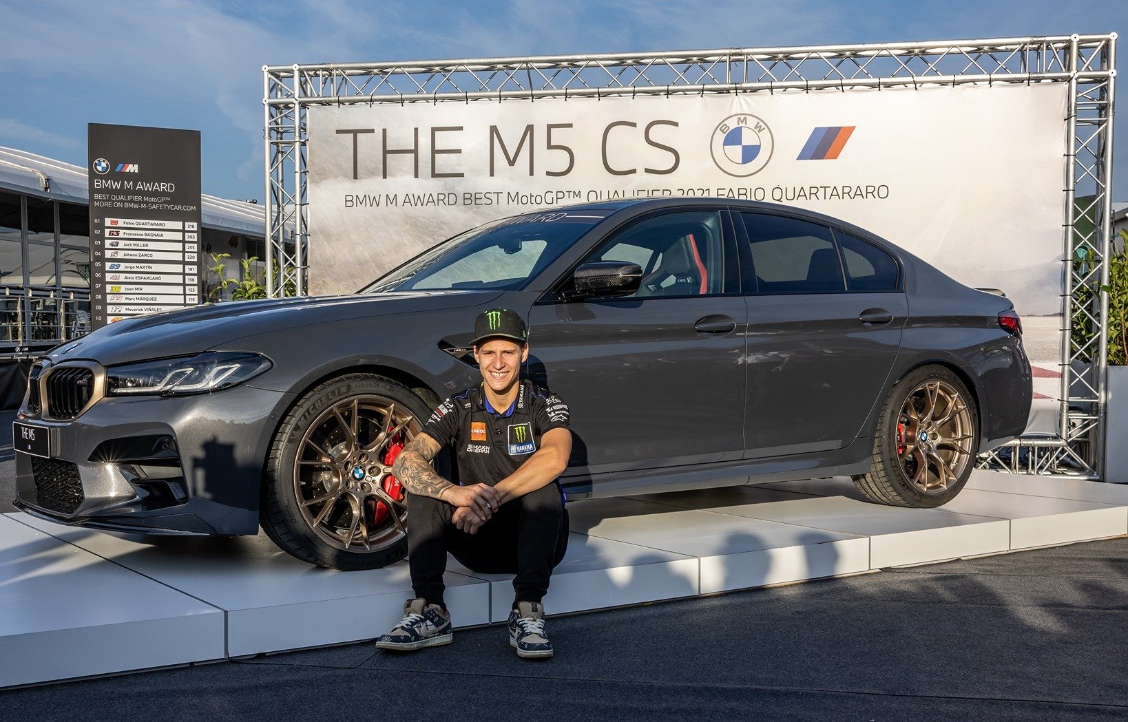 MotoGP, roi du samedi : BMW récompense Fabio Quartararo avec la M5 !