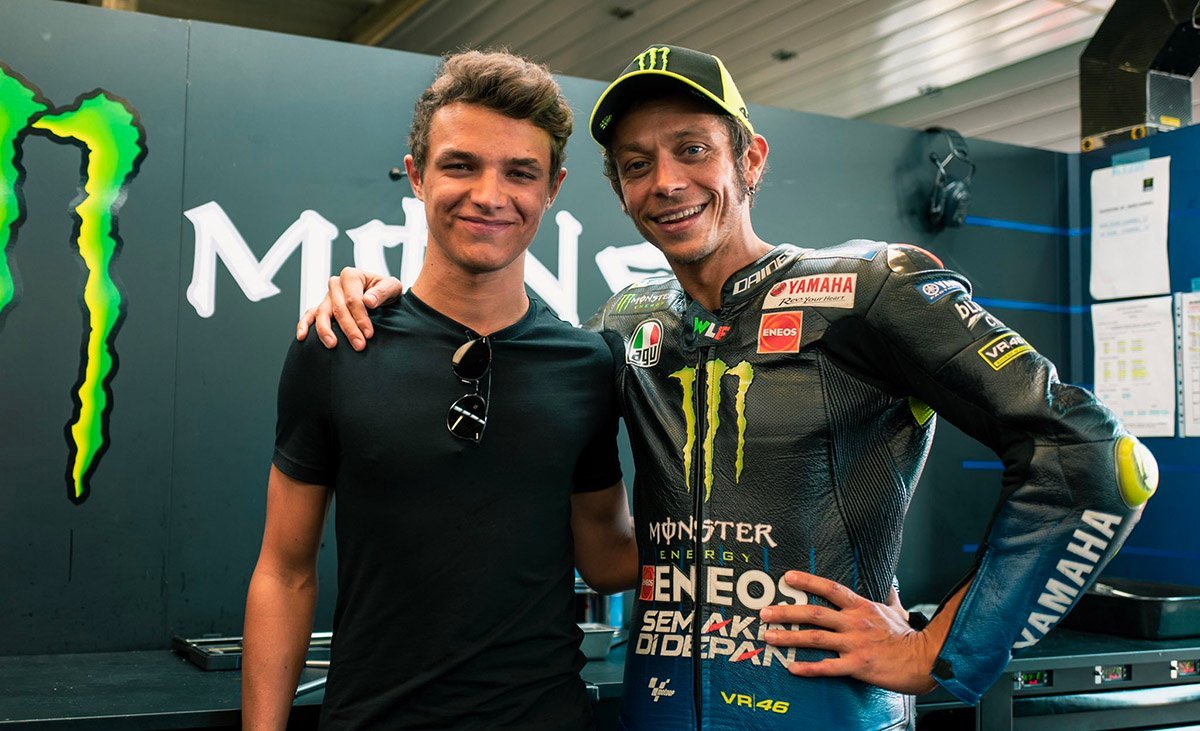 MotoGP, Rossi : « Ce serait amusant de courir avec Lando Norris »