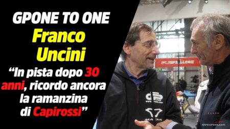 MotoGP, Uncini : "En piste après 30 ans, je me souviens encore de la ramanzina de Capirossi"