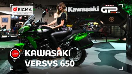 Eicma 2021, EN DIRECT : Kawasaki Versys 650 2022 : lifting, TFT et KTRC