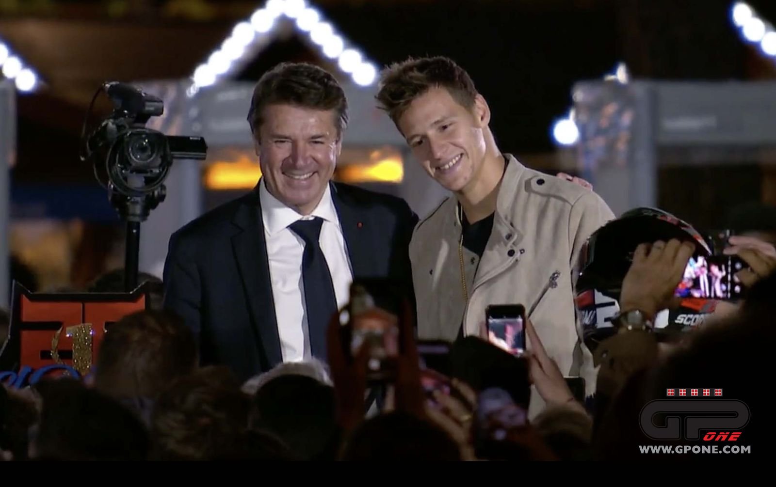 MotoGP, Quartararo allume les lumières de Noël de Nice grâce au maire Estrosi