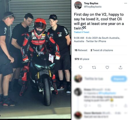 SBK, Ducati retrouve Bayliss : Oli fait ses débuts sur la Panigale V2 en Australie