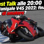 LIVE Test Talk à 20h00 - Ducati Panigale V4S 2022 : enfin adaptée aux amateurs ?