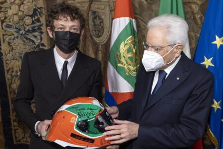 MotoGP, Valentino Rossi avec Mattarella : « Cool, ravi de rencontrer le président »