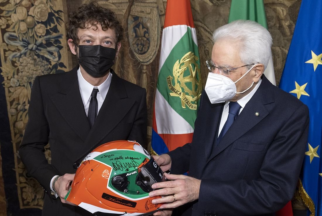 MotoGP, Valentino Rossi avec Mattarella : « Cool, ravi de rencontrer le président »