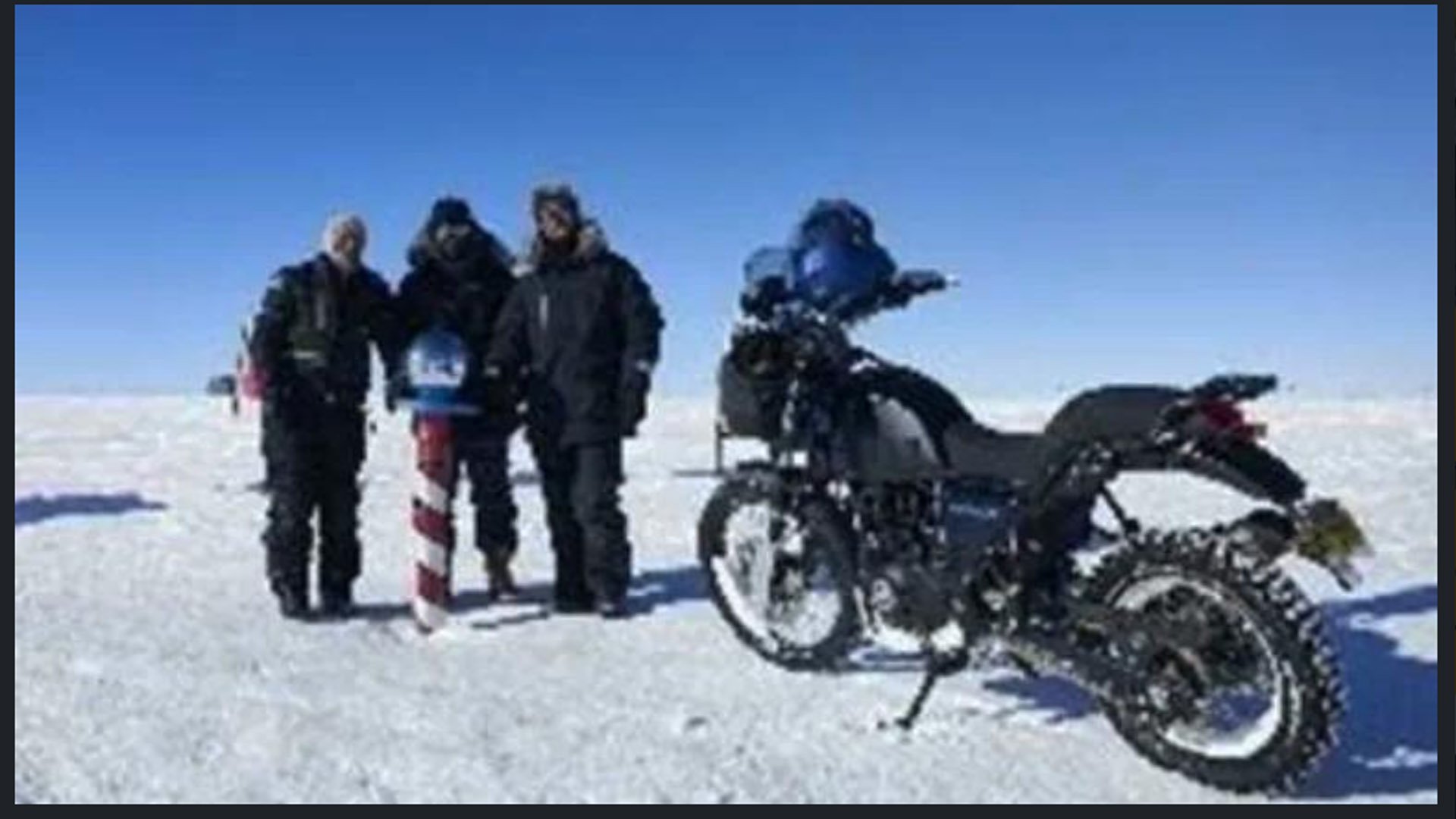 Royal Enfield Himalayan : à la conquête du pôle Sud