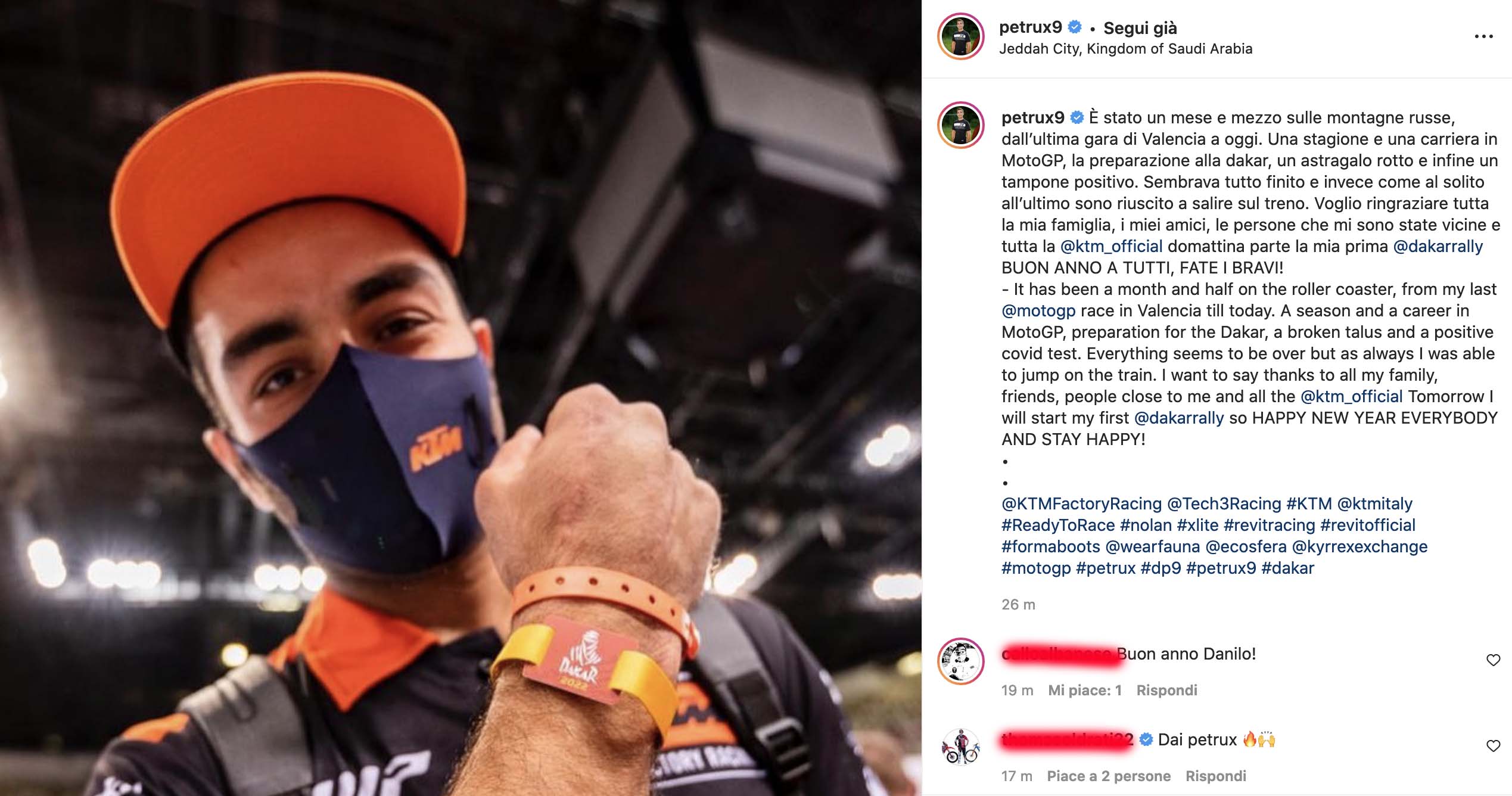 Danilo Petrucci : “tout semblait fini et à la place je suis monté dans le train !”