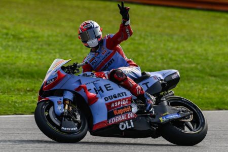 MotoGP, Di Giannantonio : "Chaque freinage avec la Ducati est comme un droit de Tyson"