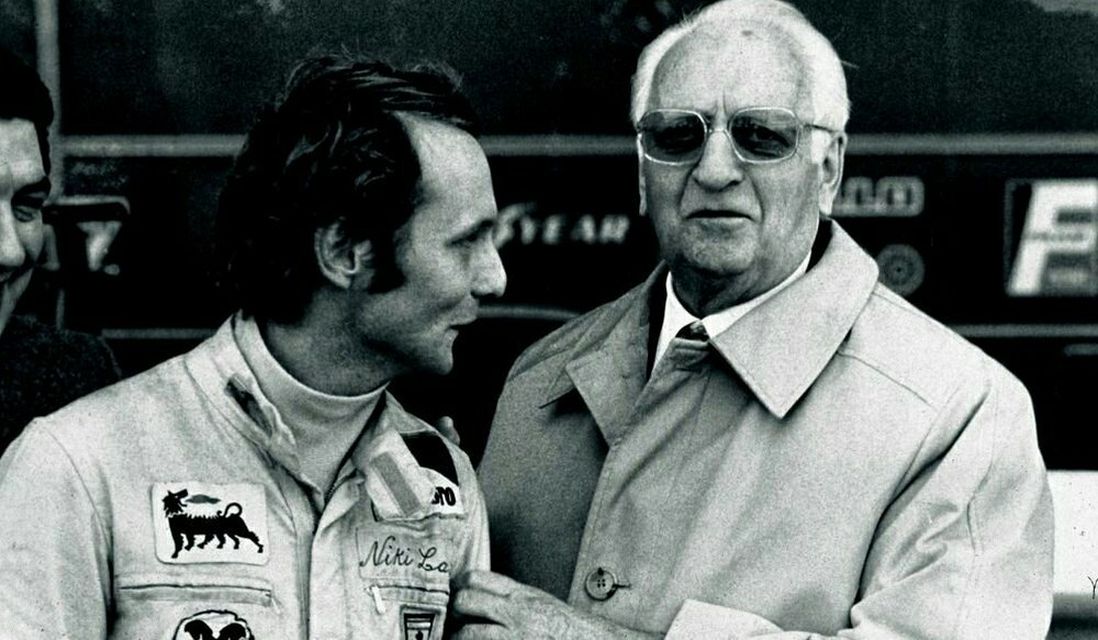Enzo Ferrari : un film sur sa vie.  Au printemps les premiers coups