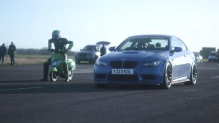 Vespa Vs BMW M3 : la course de dragsters la plus folle du monde ?