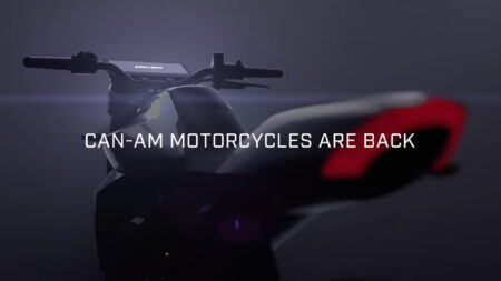 Can-Am envisage de revenir sur le marché de la moto avec une gamme électrique
