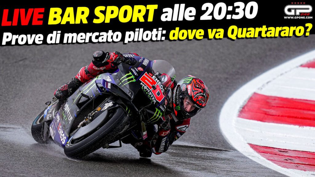 MotoGP, LIVE Bar Sport à 20h30 - Tests marché pilotes : où va Quartararo ?
