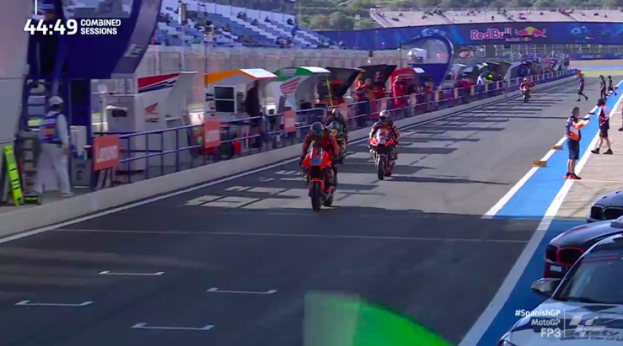 MotoGP: Bagnaia vola in FP3 a Jerez: Quartararo 2°, Marquez 4° su un ottimo Vinales