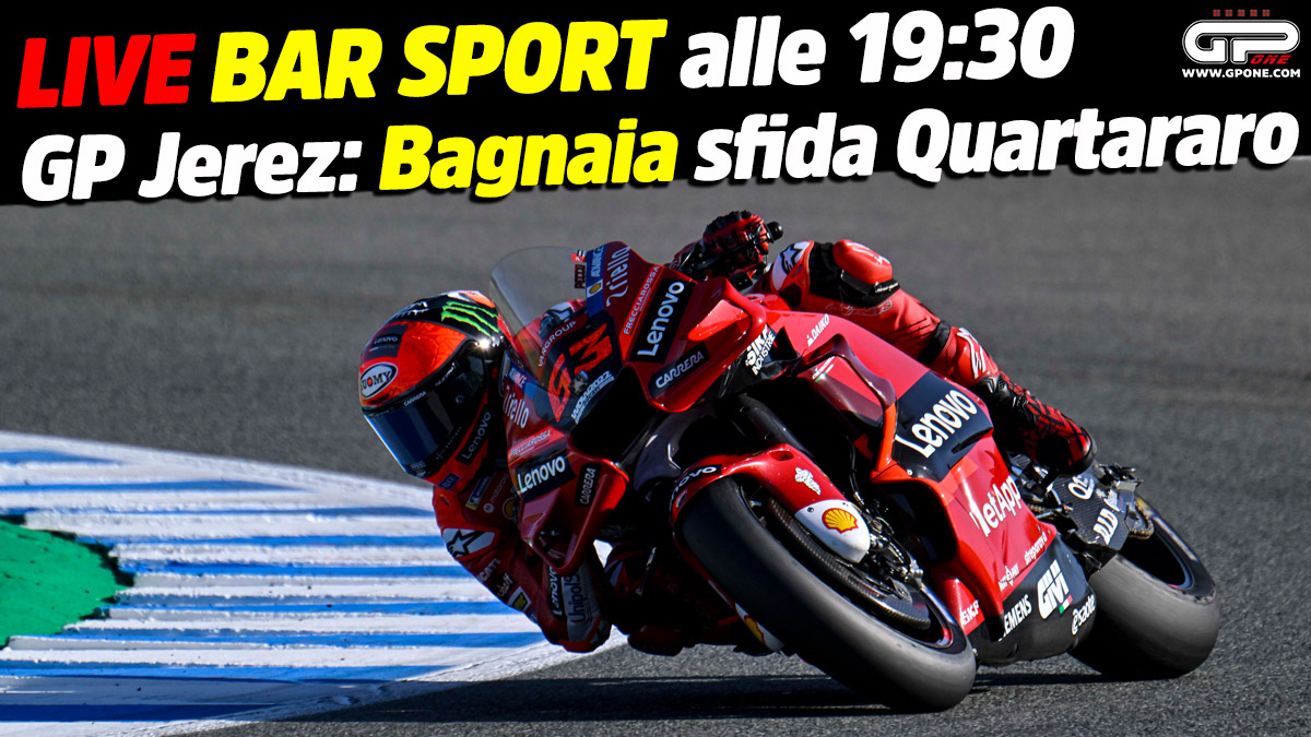 MotoGP, LIVE BAR SPORT à 19h30 – GP Jerez : Bagnaia défie Quartararo