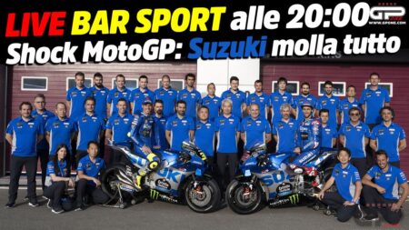 LIVE Bar Sport à 20h00 - Choc MotoGP : Suzuki lâche tout