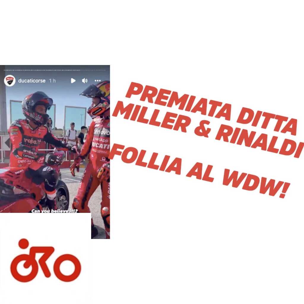 Miller & Rinaldi CRAZY v Misanu: Výměna Ducati MotoGP a SBK!