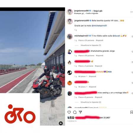 SBK, Lorenzo in Misano corrigeert zijn schot op de Ducati V4S: hij is een beest
