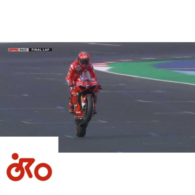Bagnaia dominerer Race of Champions, Marini og Bezzecchi på podiet