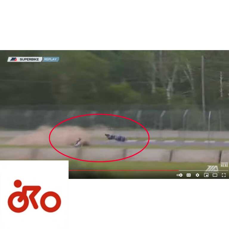 MotoAmerica, VIDEO násilného Highside Jakea Gagneho v Brainerdu