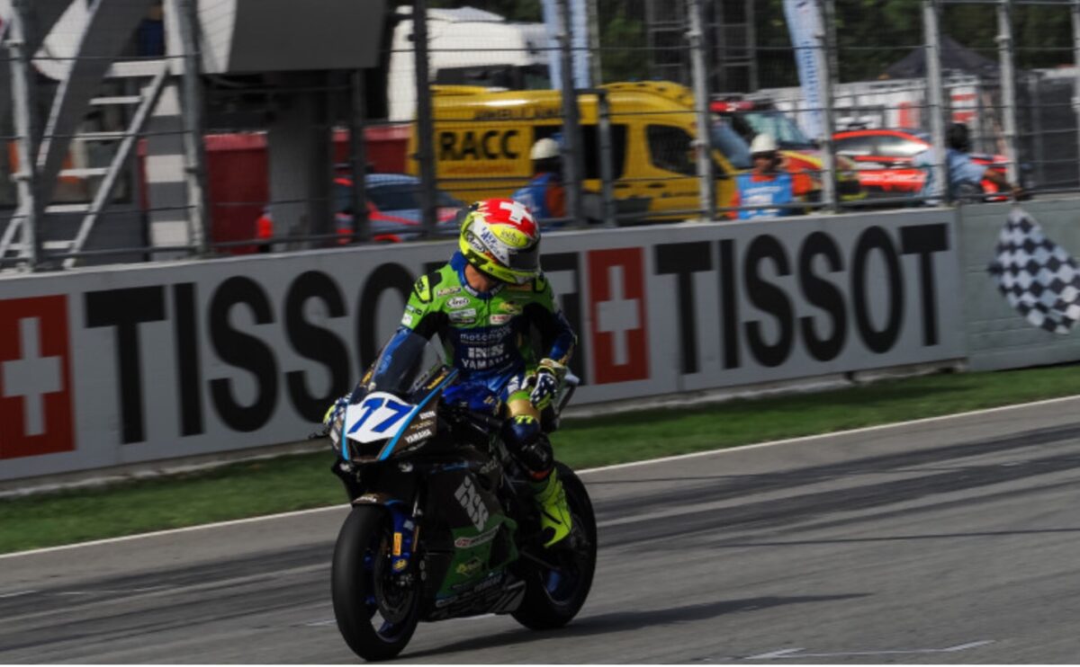 Supersport Catalunya: Dominique Aegerter mit der Zahnspange geht weg