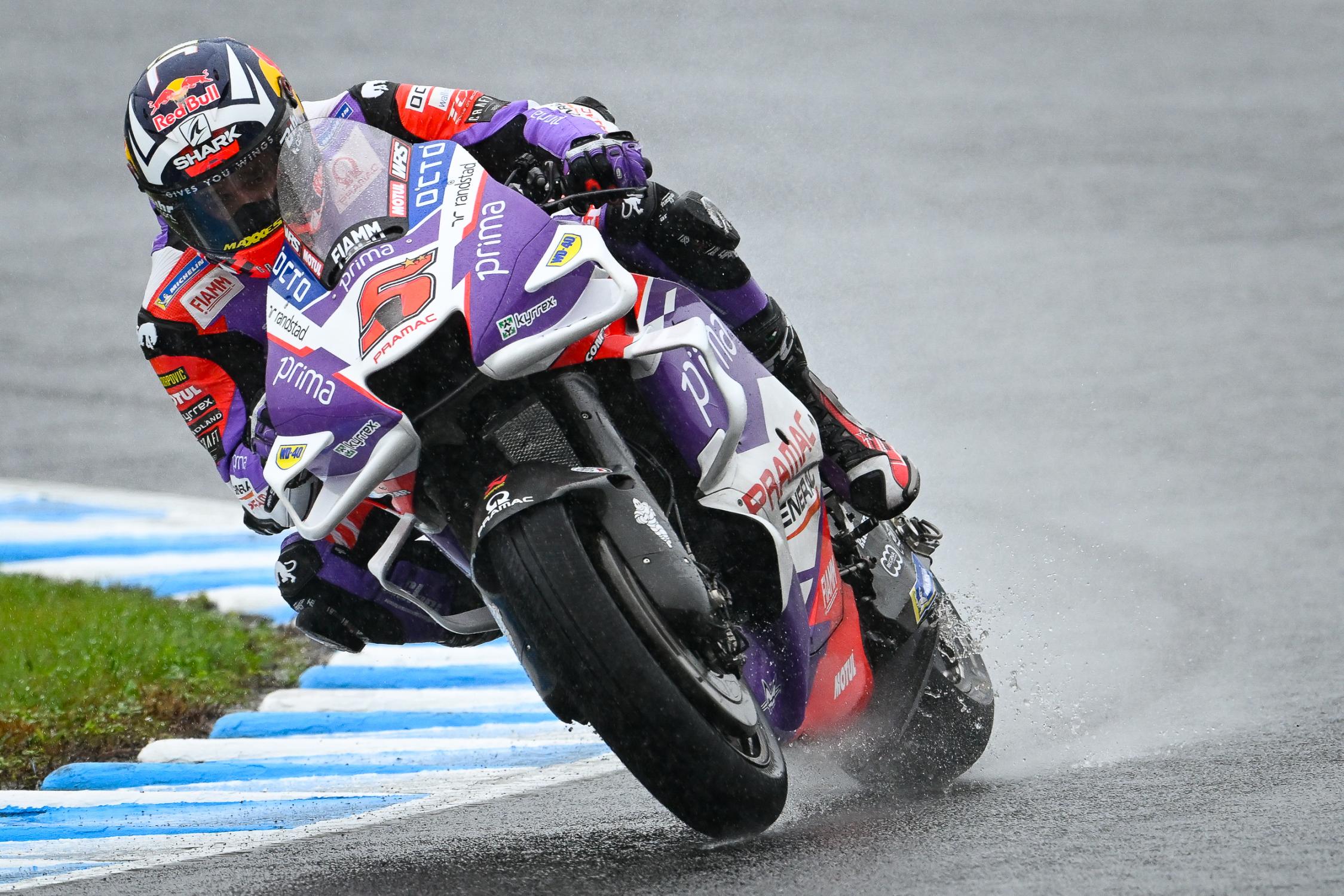 Johann Zarco: la pluie lui a donné une autre chance, maintenant plus d’erreurs