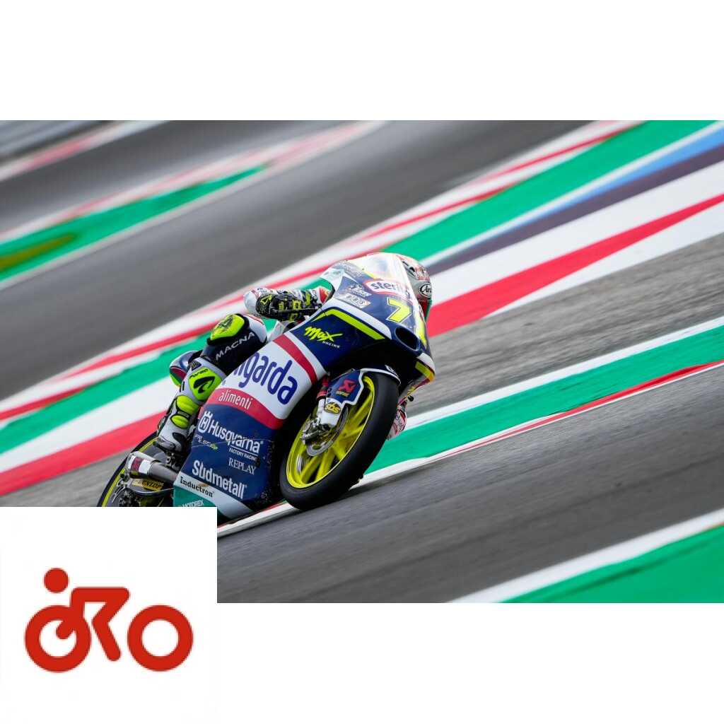Moto3 Aragon, Latihan 1: Guizzo Sasaki dengan Foggia ke-9, lap pertama Herrera sasaki, moto3