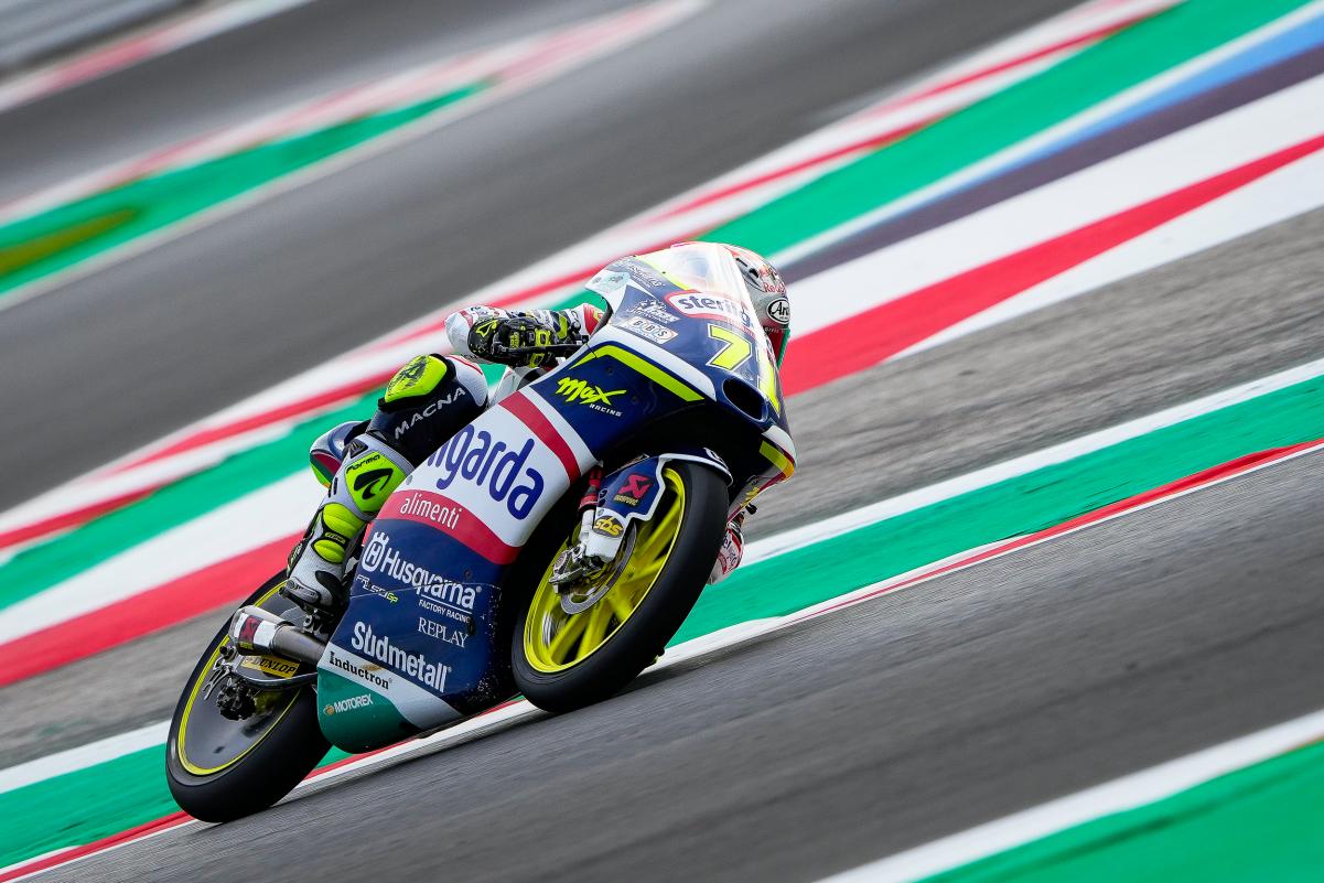 Moto3 アラゴン プラクティス 1 ギッツォ佐々木とフォッジャ 9 位 エレーラの 1 周目 Pure Gp Race