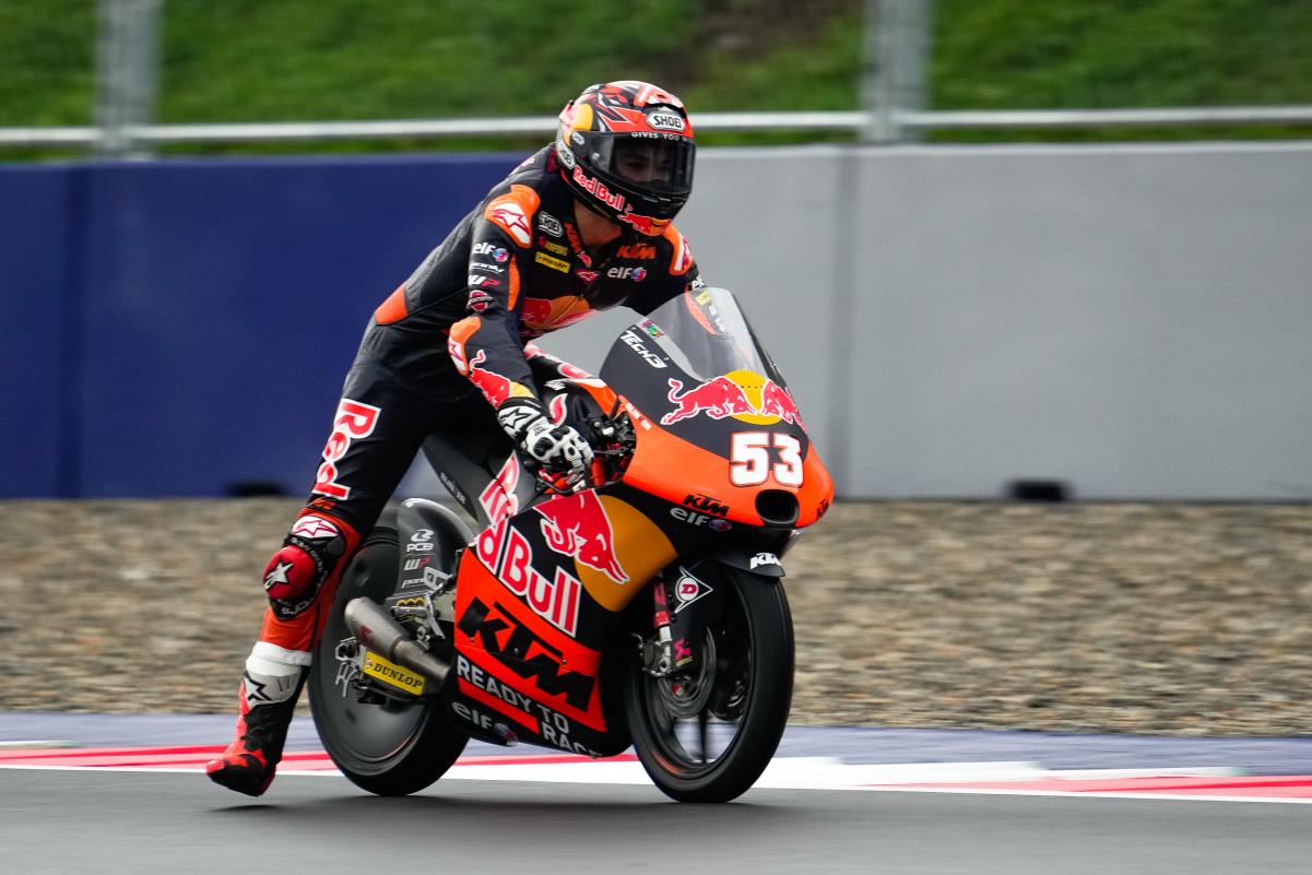 Moto3 Aragon, Essais 3 : La patte de Deniz Oncu, Foggia 6e