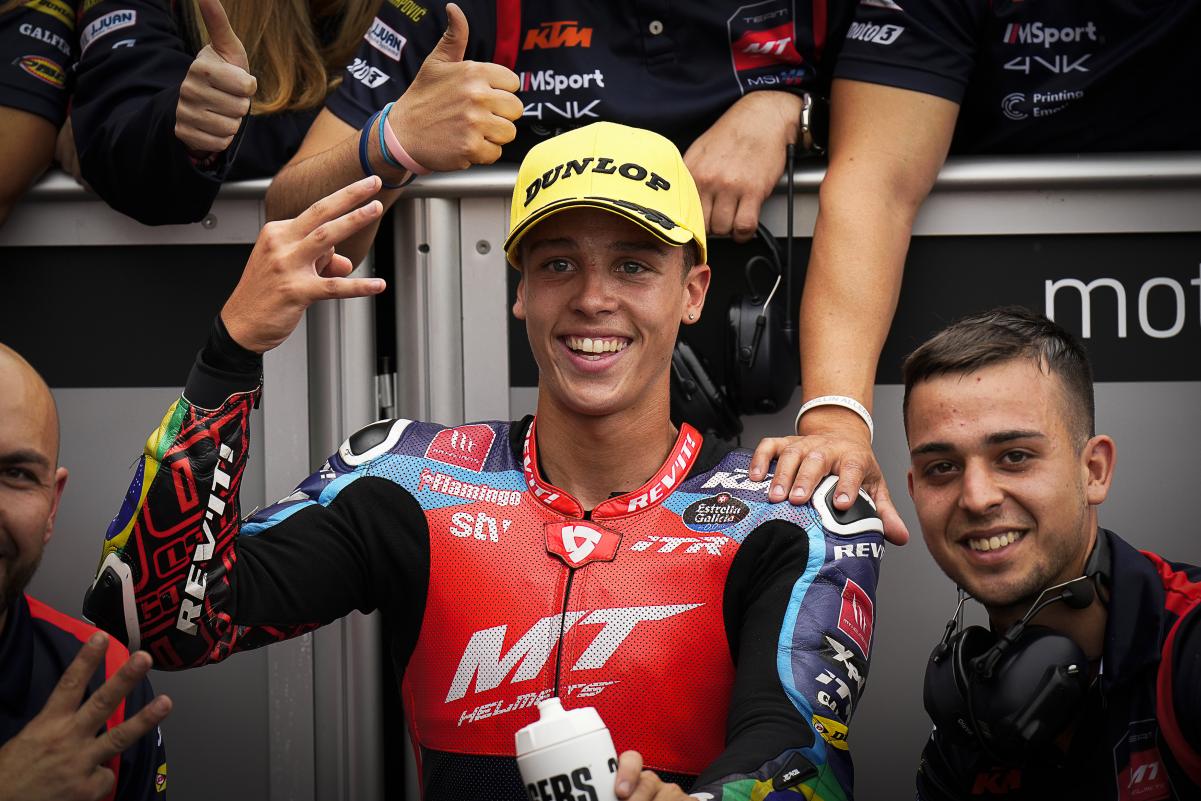 Moto3 OFFICIEL Diogo Moreira avec MT Helmets-MSi également en 2023