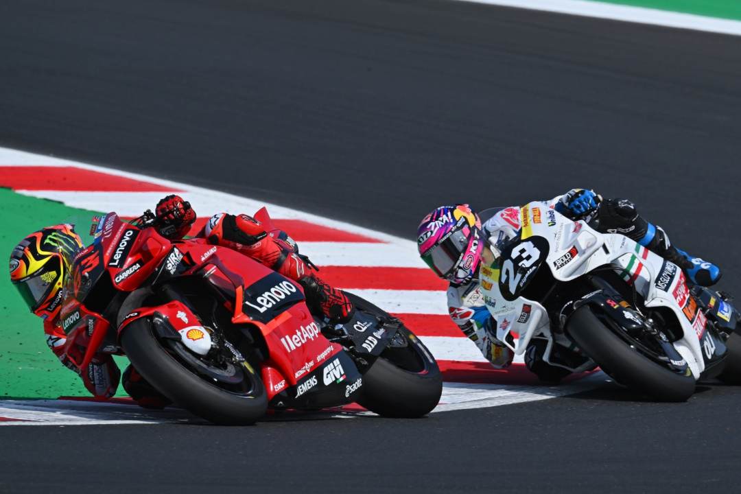 MotoGP, Bagnaia freine Bastianini : “Il n’a pas pu me doubler au Curvone”