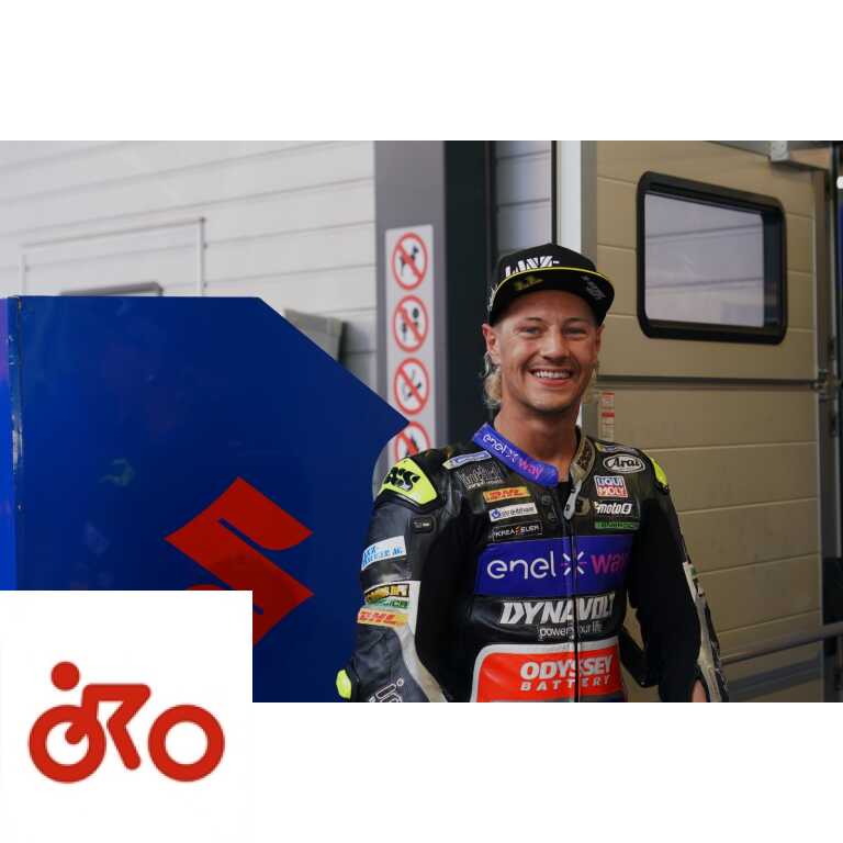 Dominique Aegerter su Suzuki MotoGP