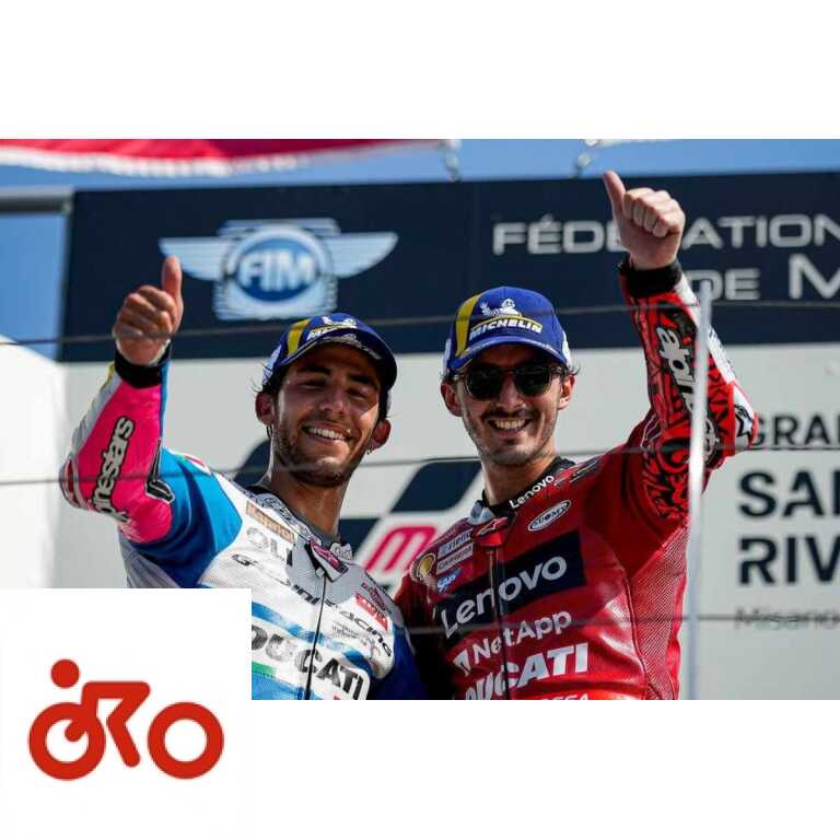 MotoGP, Enea Bastianini e Pecco Bagnaia