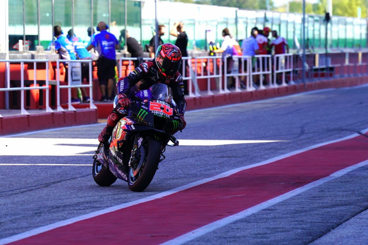MotoGP : Quartararo, premier contact avec le moteur 2023 “Une belle avancée”