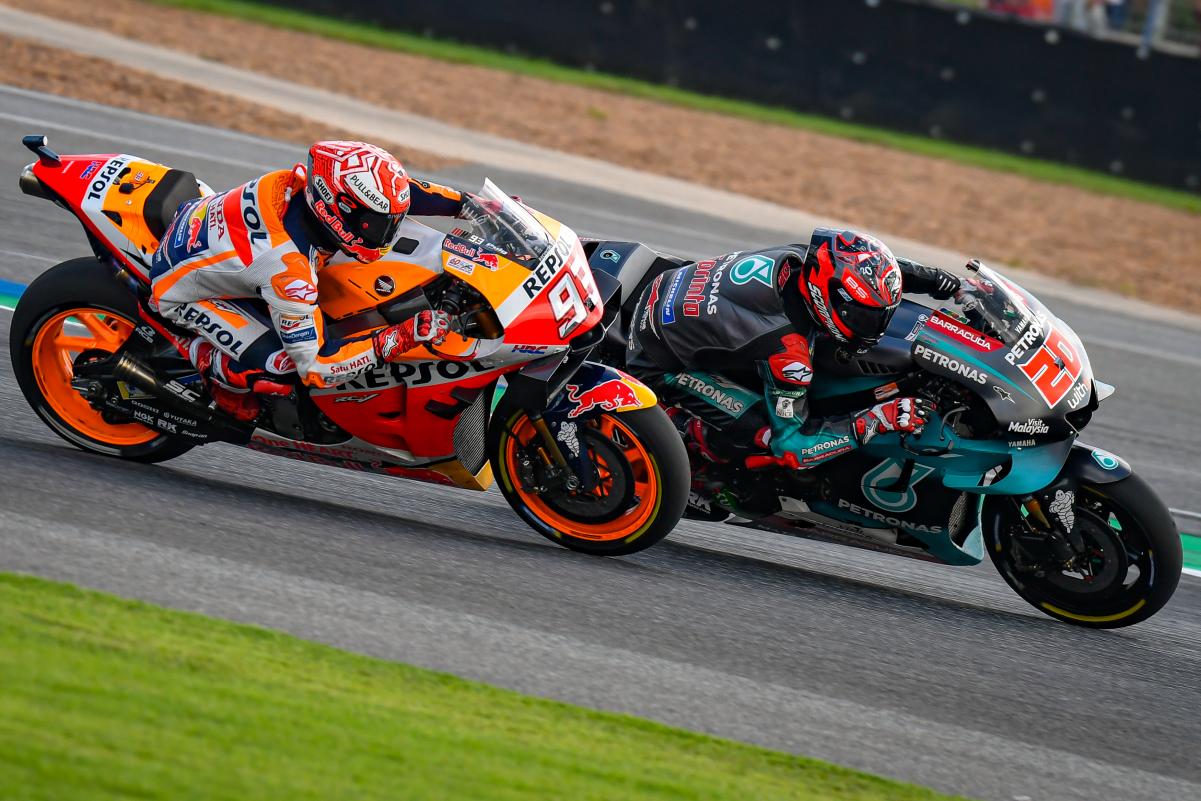 Attention à Quartararo, en 2019 en Thaïlande il a tenté de tromper Marquez