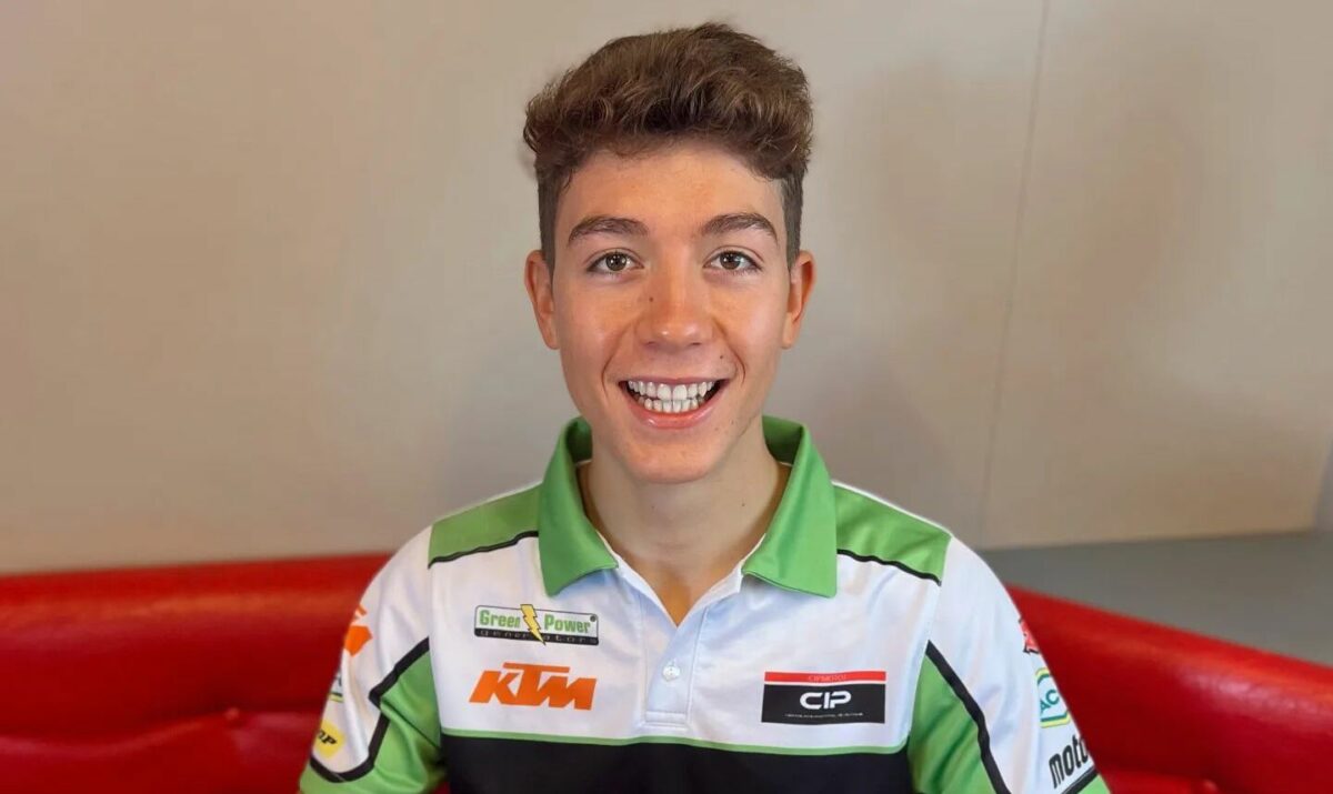 Moto3 OFFIZIELLER David Salvador, Weltpremiere mit CIP