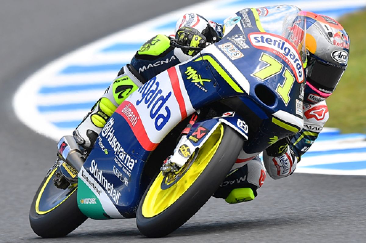 Moto3 Phillip Island : Sasaki pole record, Guevara 7e pour le titre