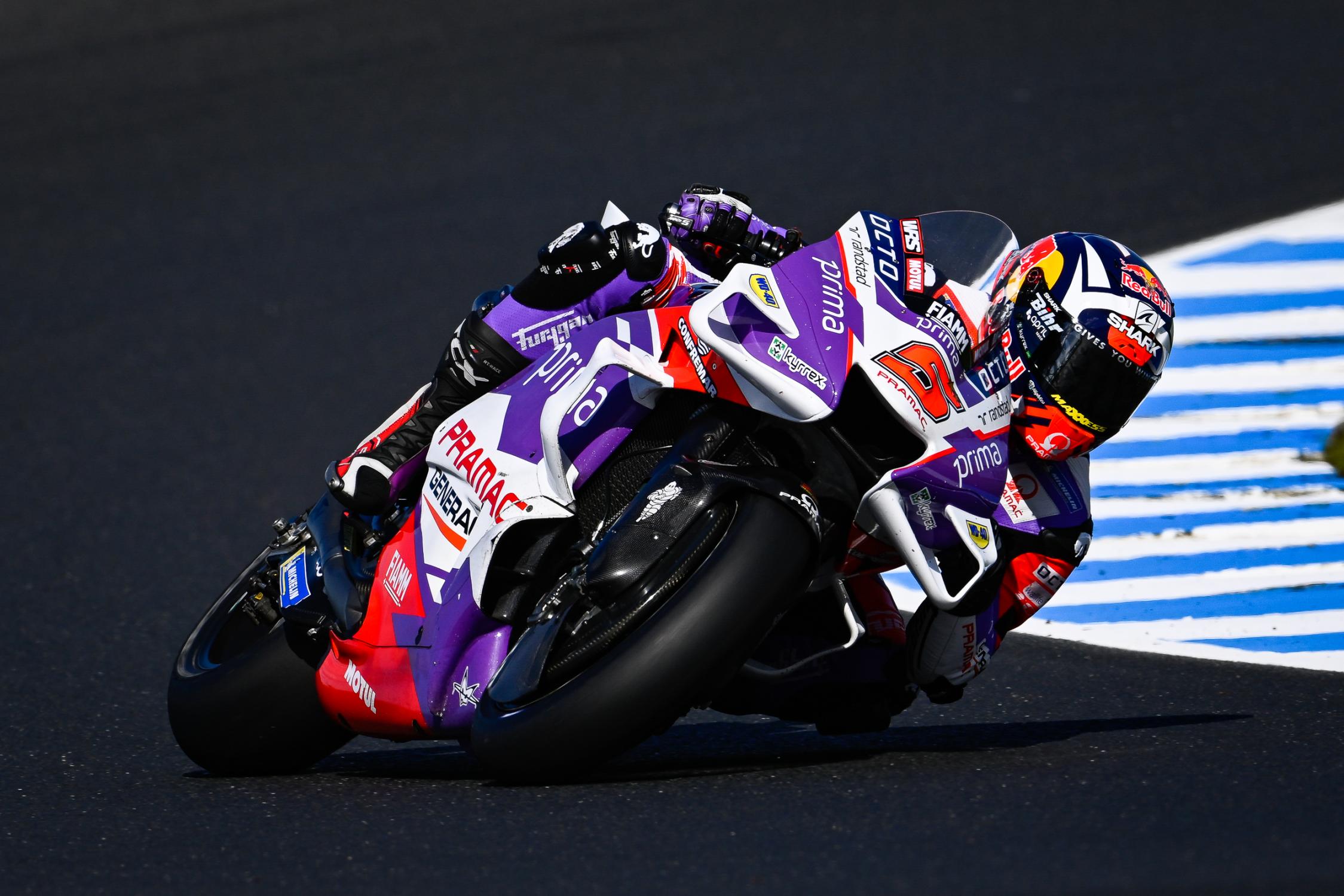MotoGP Phillip Island, Prove 1-2 : Zarco aux commandes, Marc Marquez « testeur »