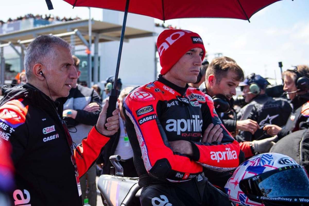 MotoGP, colère dans le garage Aprilia : “On n’est pas au niveau des meilleurs”