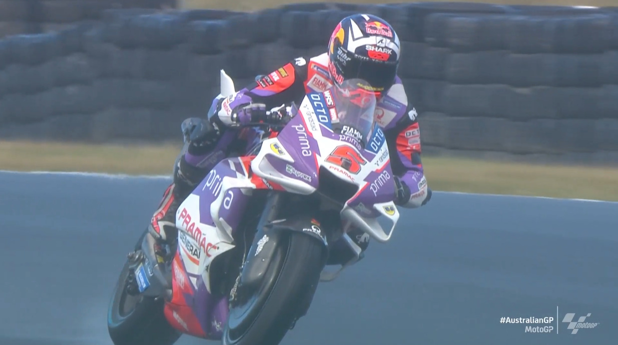MotoGP, η βροχή έφτασε στο Phillip Island!  Τα αποτελέσματα της προθέρμανσης