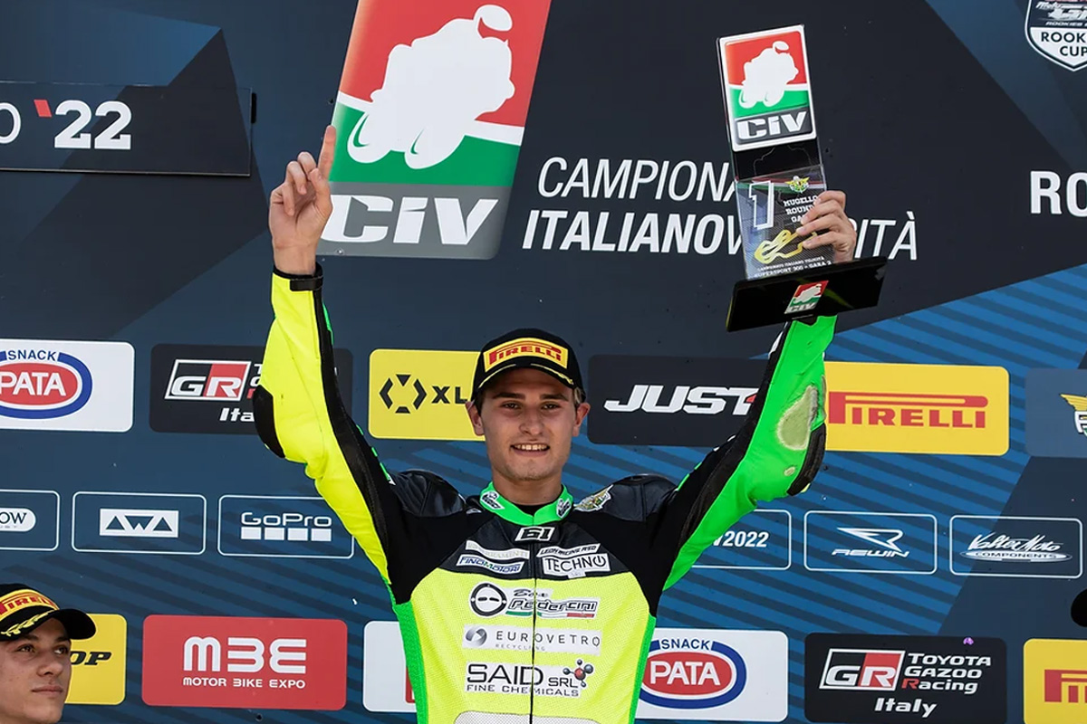 Vers le Superbike : Leonardo Carnevali, voici le champion d’Italie SSP300