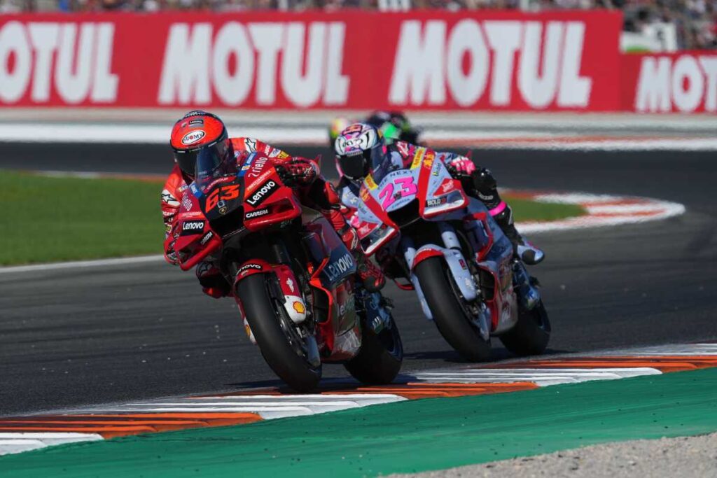 Pecco Bagnaia ed Enea Bastianini
