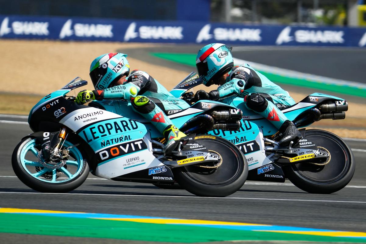 Moto3 Valence, Essais 2 : Leopard doublé avec Suzuki et Foggia