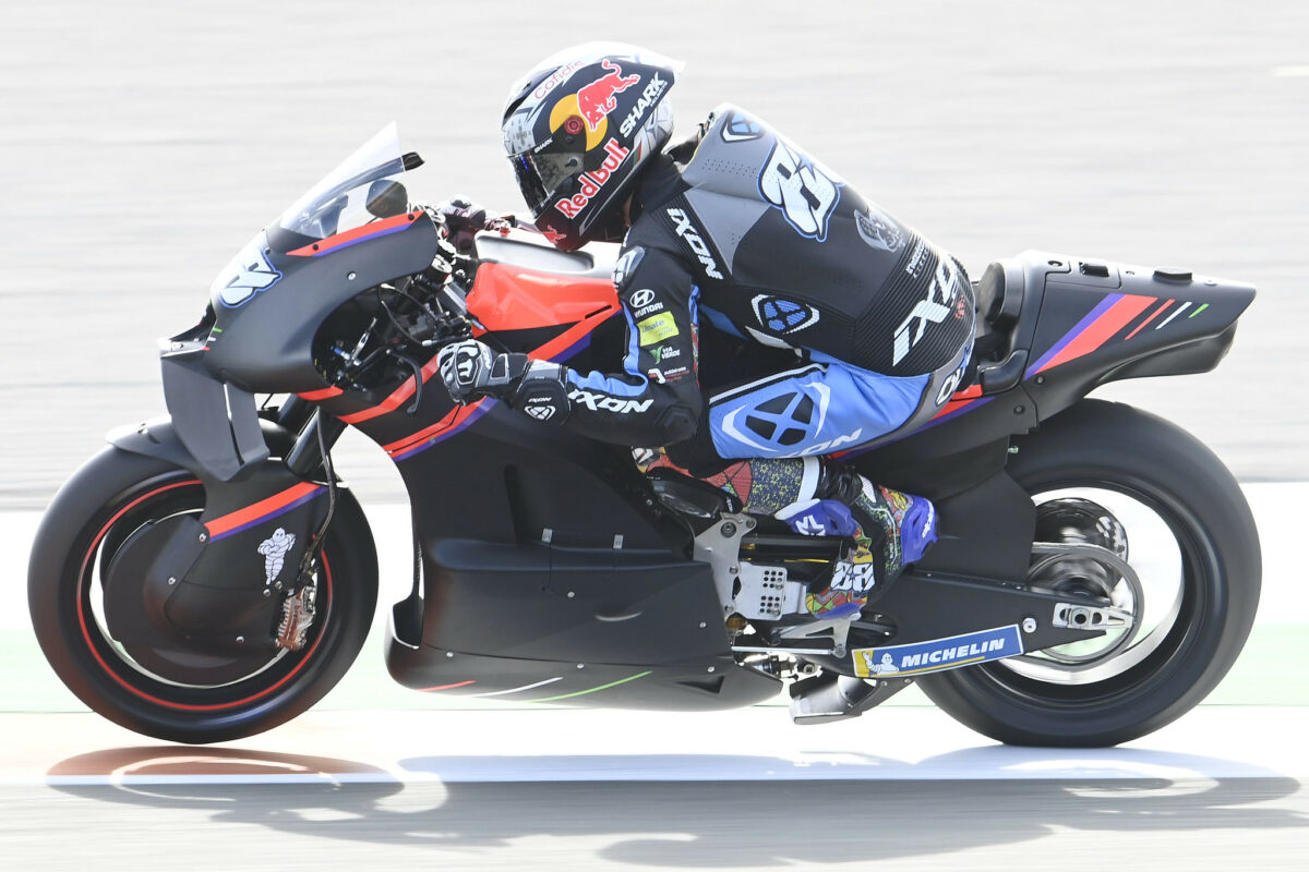 MotoGP : Aprilia RNF, je démarre avec le sourire “Changement plus facile des attentes”