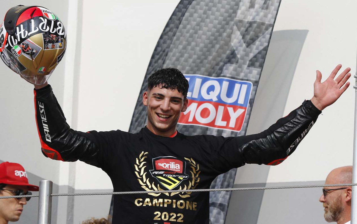 Fast Guys: Francesco Mongiardo, champion d’Italie Aprilia RS660