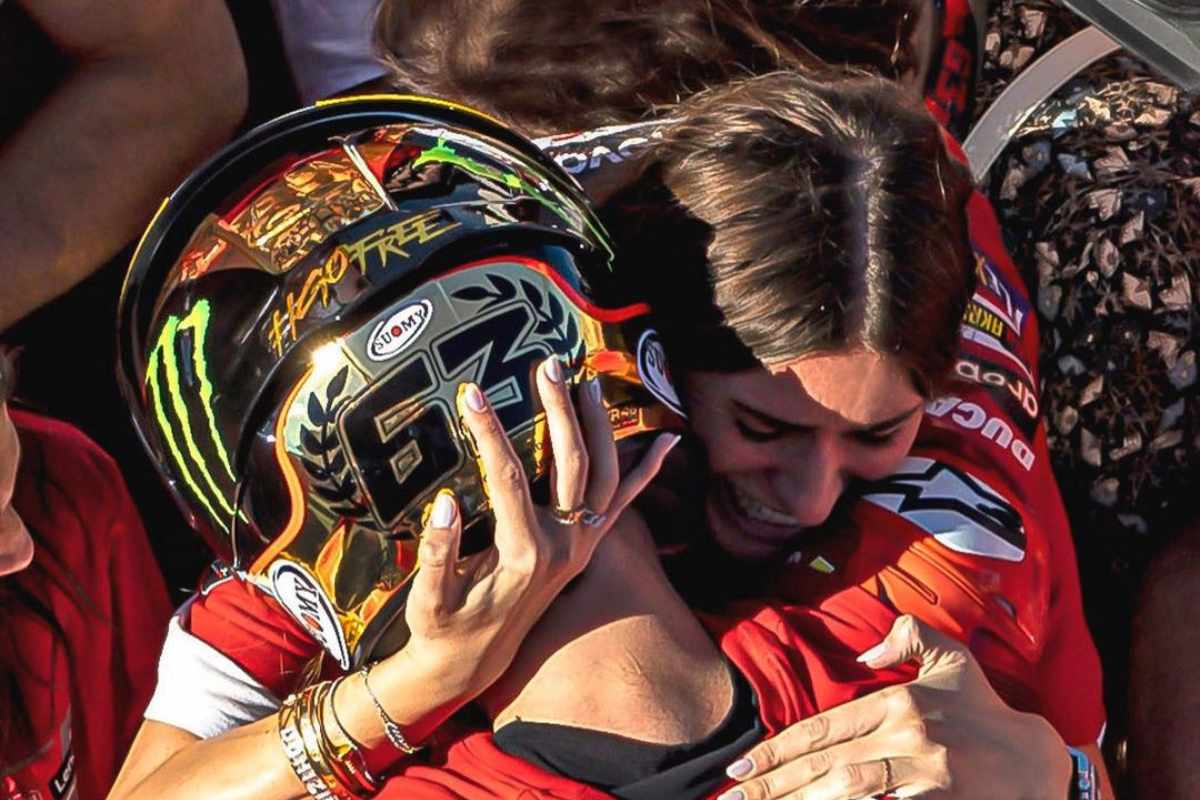 MotoGP, Pecco Bagnaia et Domizia Castagnini : première sortie avec accident