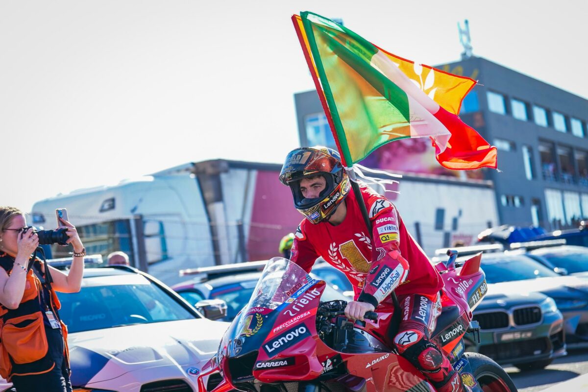 Coupe du monde d’Italie avec Bagnaia-Ducati, c’est le nombre de fois où c’était arrivé avant