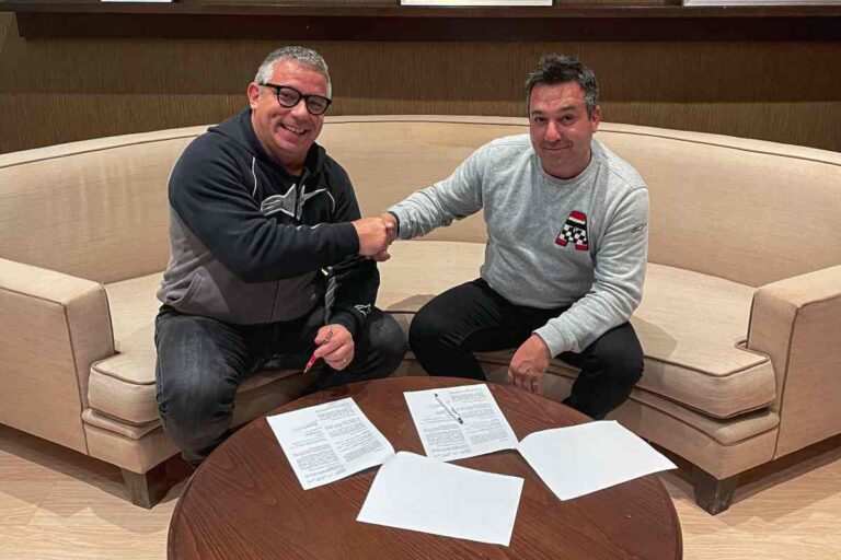 Lucio Pedercini Angel Vinales Superbike