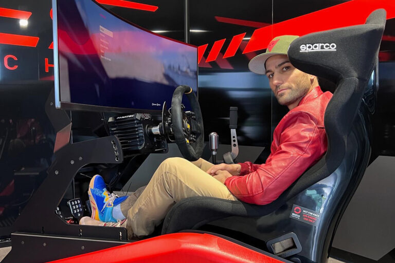 Mattia Pasini, simulatore, MotoGP