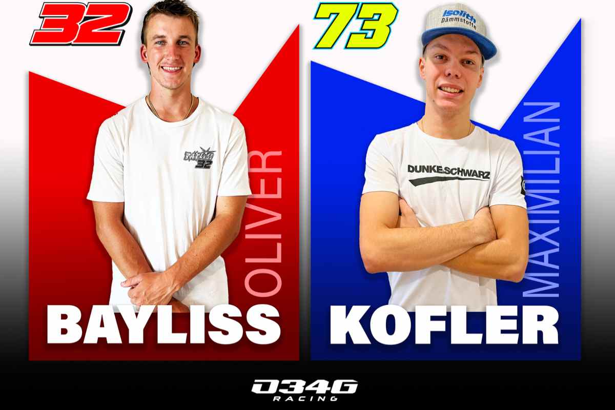 Supersport, officieel: Bayliss en Kofler zullen in 2023 met het D34G-team racen