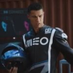 Ronaldo pilota moto